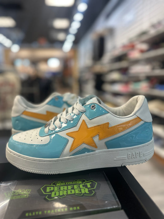 *USED* Bapesta Baby Blue/Orange