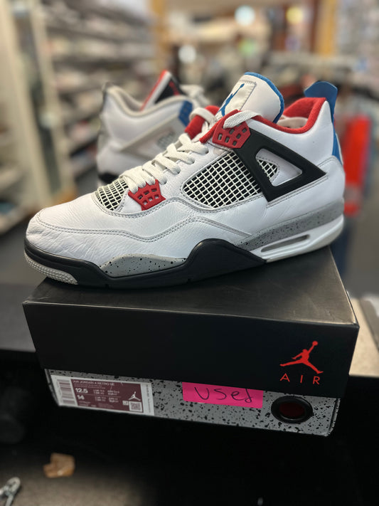 *USED* Jordan 4 Retro What The