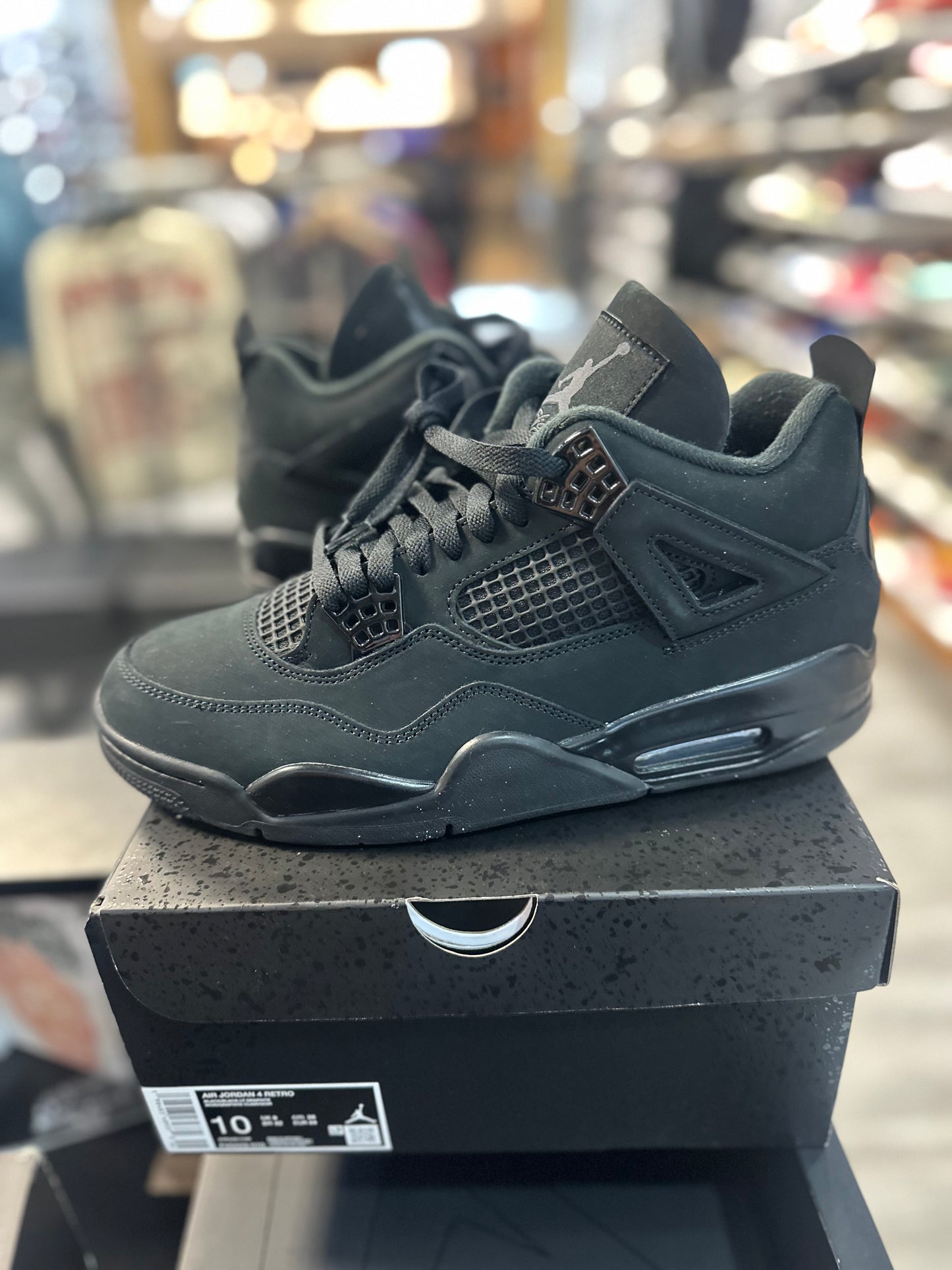 *USED* Jordan 4 Retro Black Cat (2025)