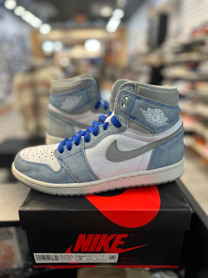*USED* Jordan 1 Retro High Hyper Royal Smoke Grey