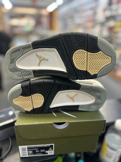 *USED* Jordan 4 Retro SE Craft Medium Olive (GS)