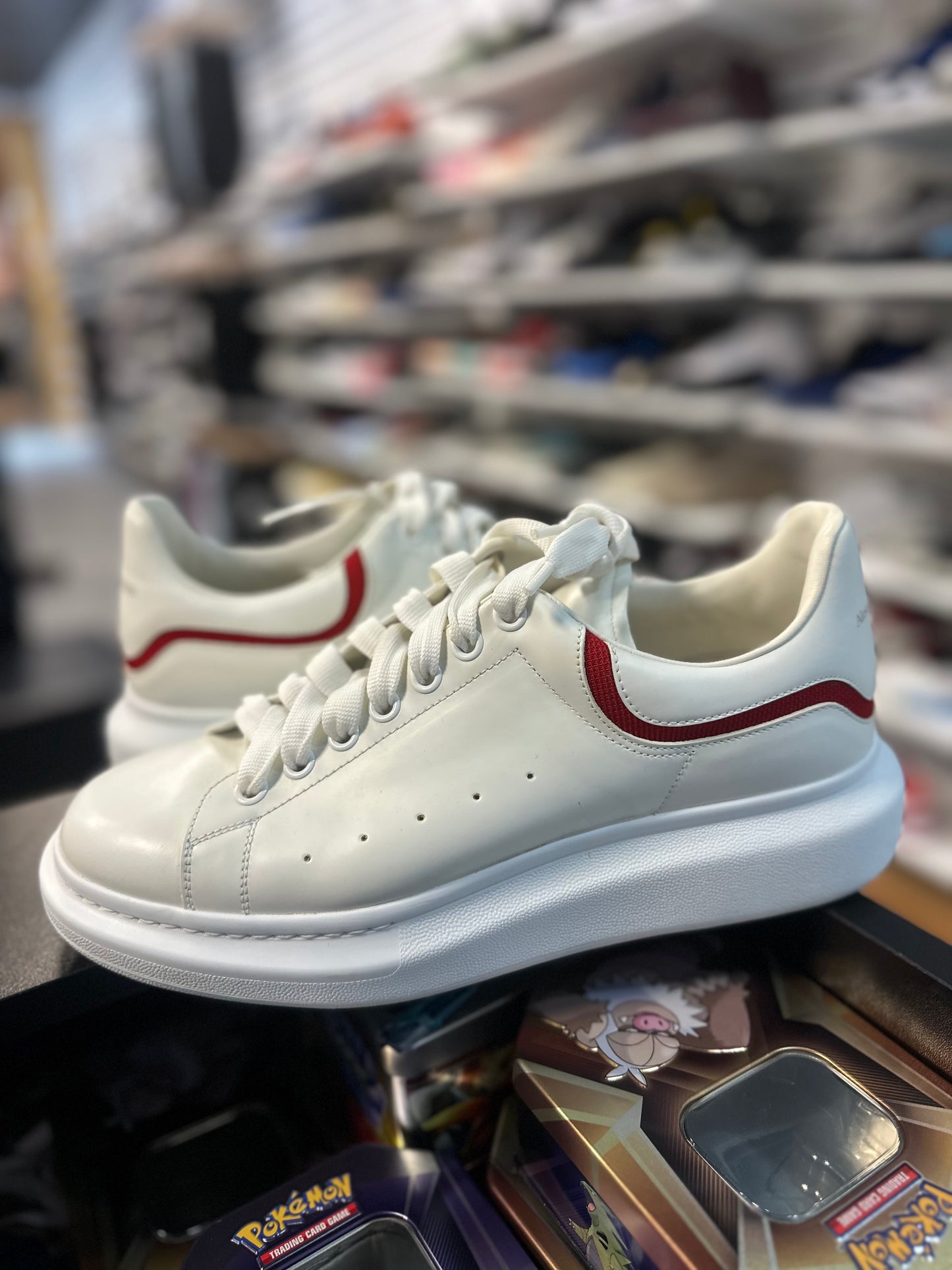 *USED* Alexander McQueen White/Red
