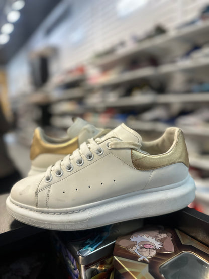 *USED* Alexander McQueen White/Gold