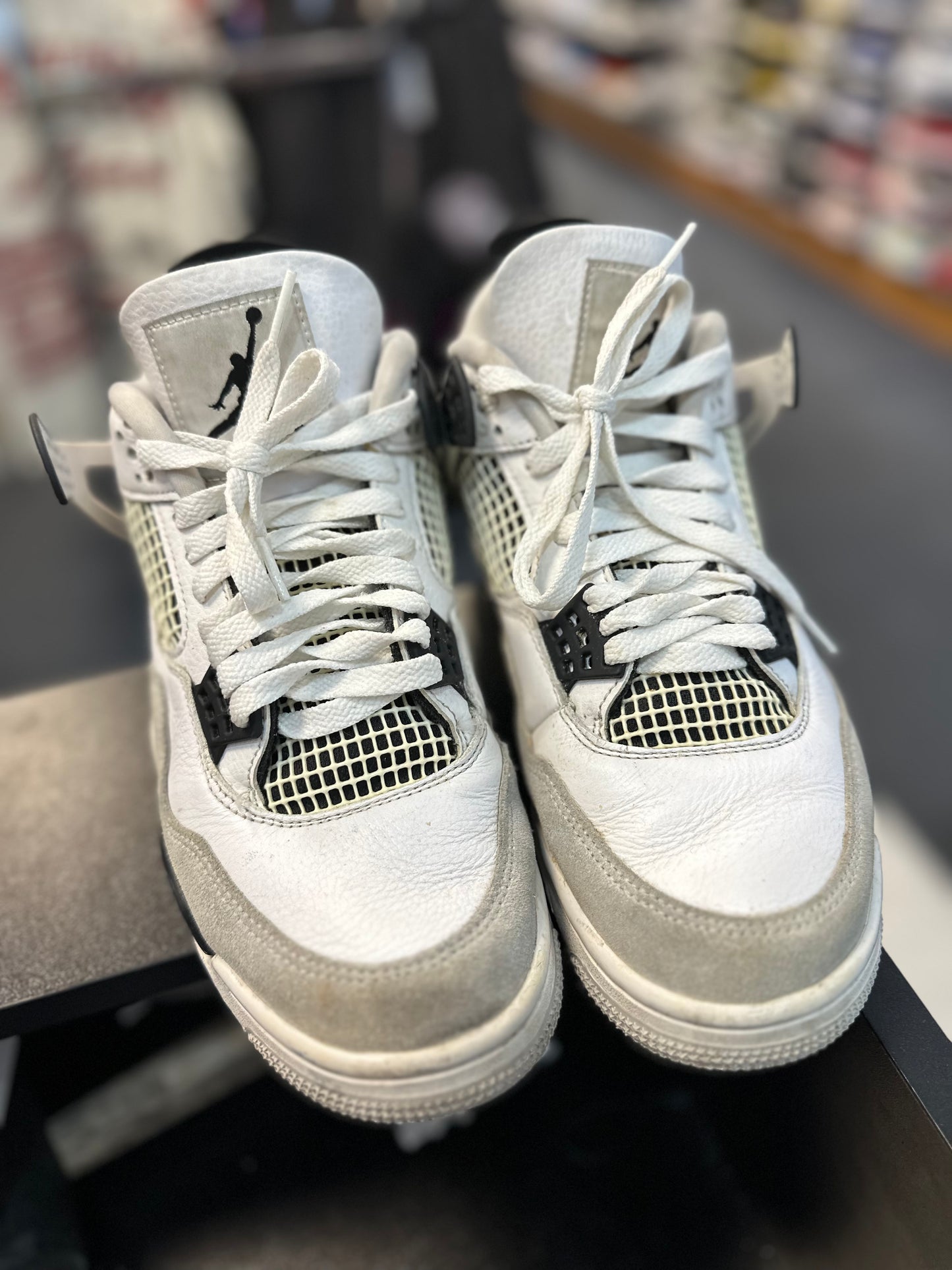 *USED* Jordan 4 Retro Military Black