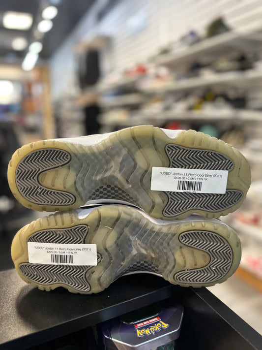 *USED* Jordan 11 Retro Cool Grey (2021)