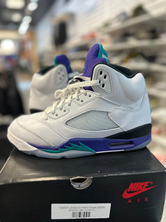 *USED* Jordan 5 Retro Grape (2025)