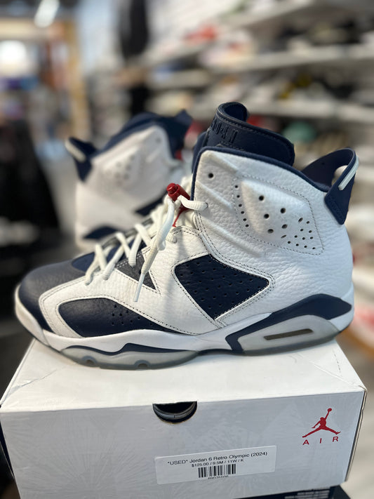 *USED* Jordan 6 Retro Olympic (2024)