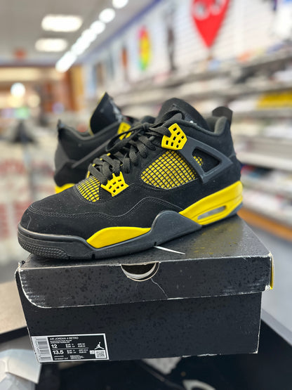 *USED* Jordan 4 Retro Thunder (2023)