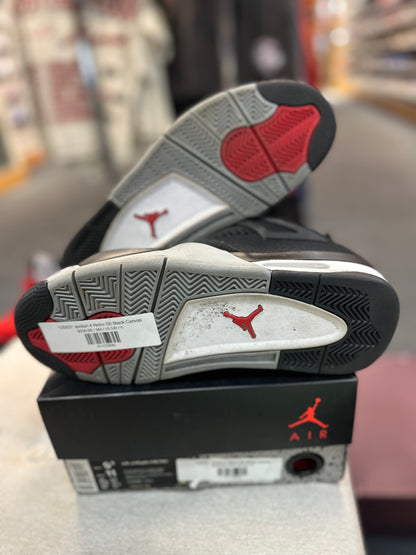*USED* Jordan 4 Retro SE Black Canvas