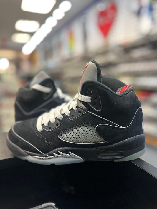 *USED* Jordan 5 Retro OG Black Metallic Reimagined (GS)