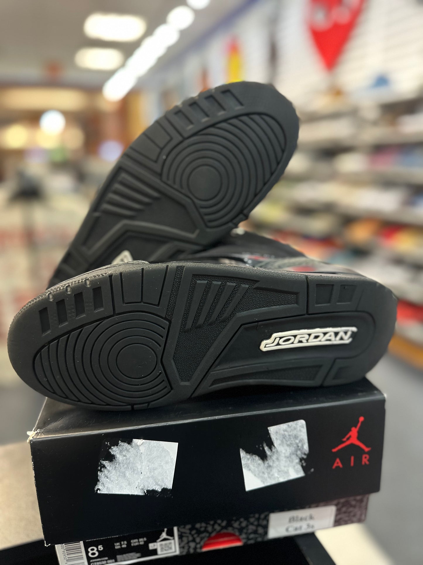 *USED* Jordan 3 Retro Black Cat (2025)