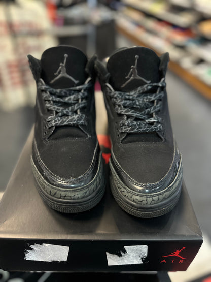 *USED* Jordan 3 Retro Black Cat (2025)