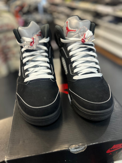 *USED* Jordan 5 Retro OG Black Metallic Reimagined