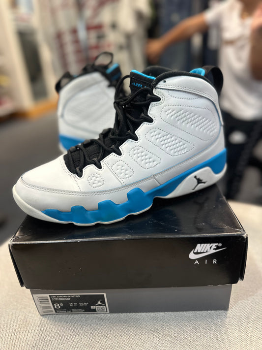 *USED* Jordan 9 Retro Powder Blue (2024)