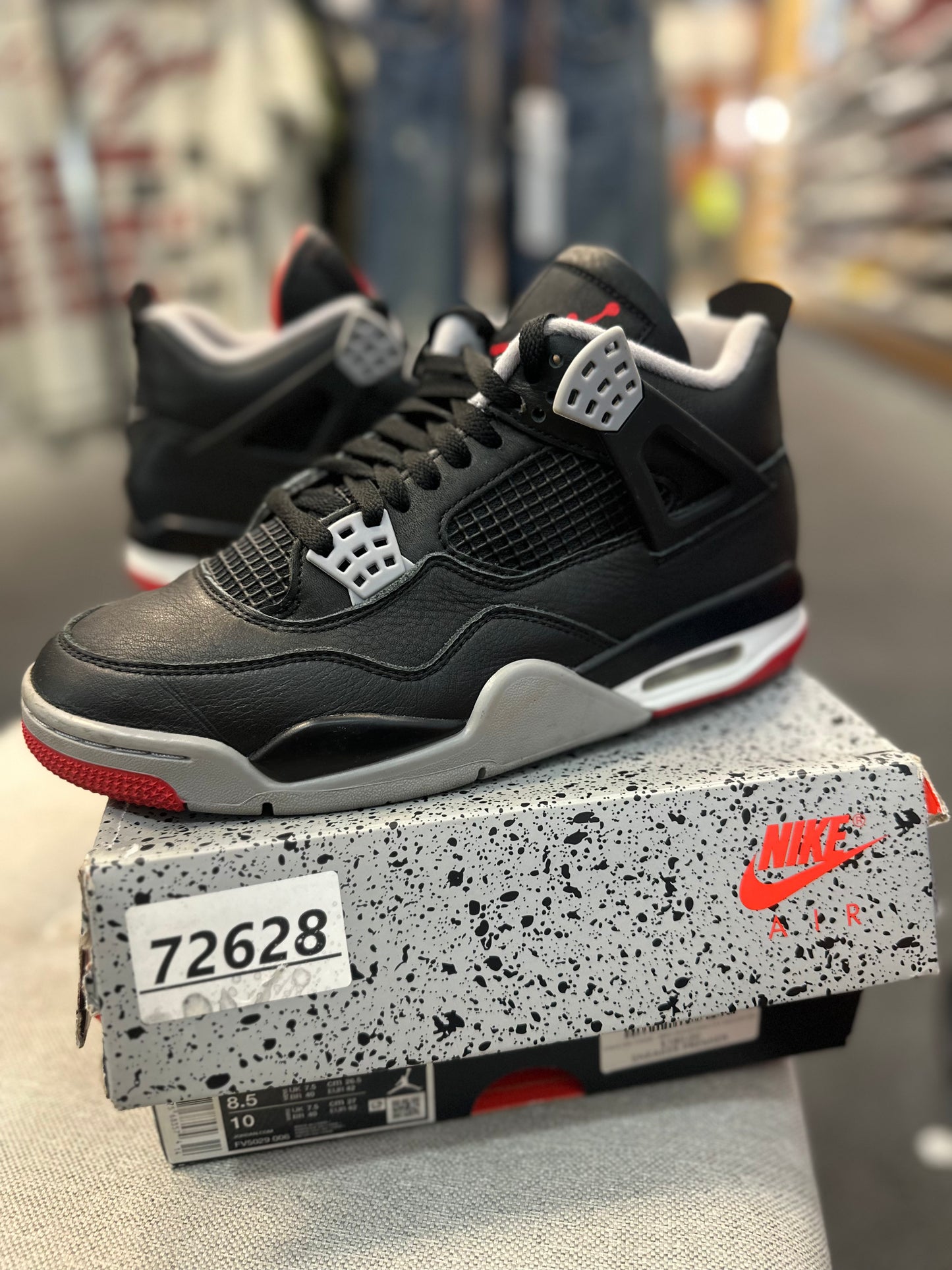 *USED* Jordan 4 Retro Bred Reimagined
