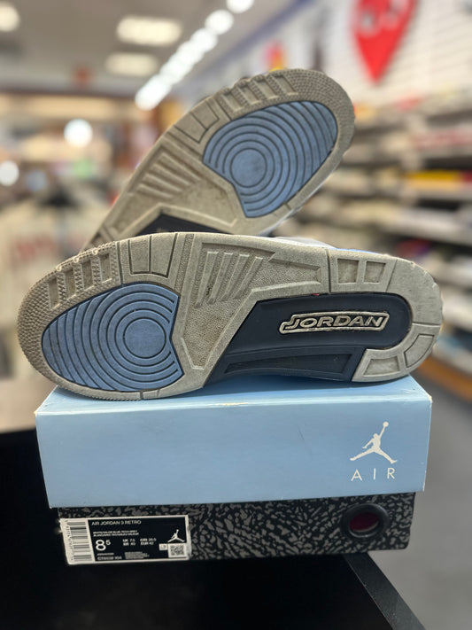 *USED* Jordan 3 Retro UNC (2020)