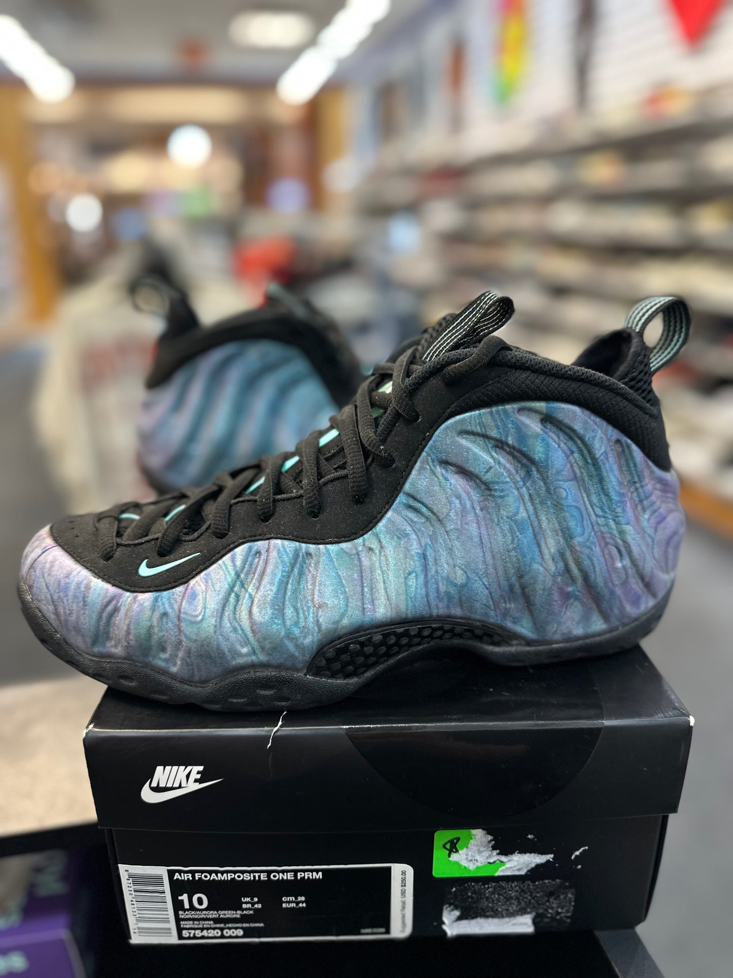 *USED* Nike Air Foamposite One Abalone