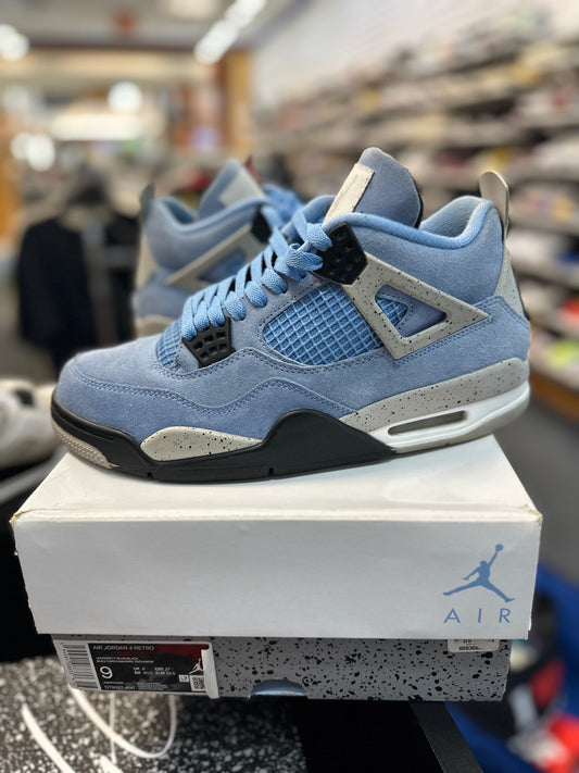 *USED* Jordan 4 Retro University Blue