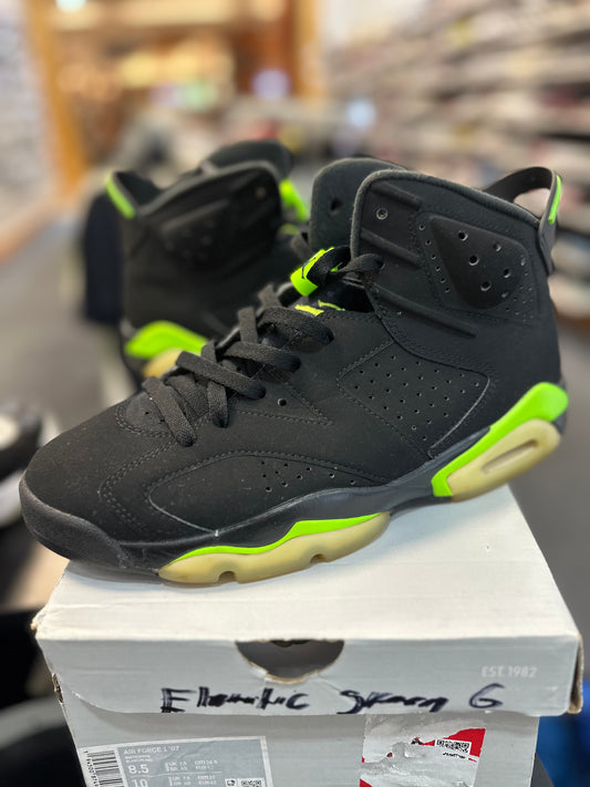 *USED* Jordan 6 Retro Electric Green