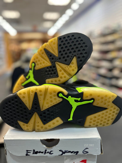 *USED* Jordan 6 Retro Electric Green