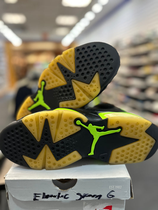 *USED* Jordan 6 Retro Electric Green