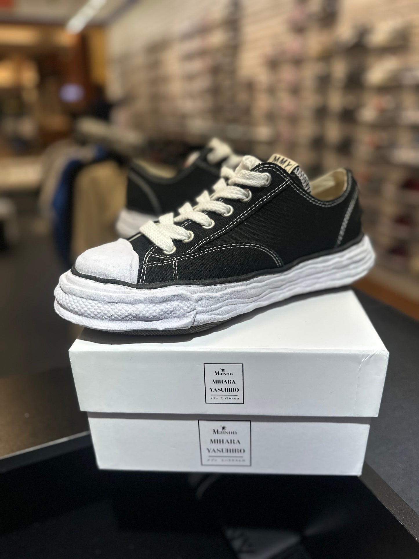 *USED* Maison Mihara Yasuhiro Sole Canvas Low