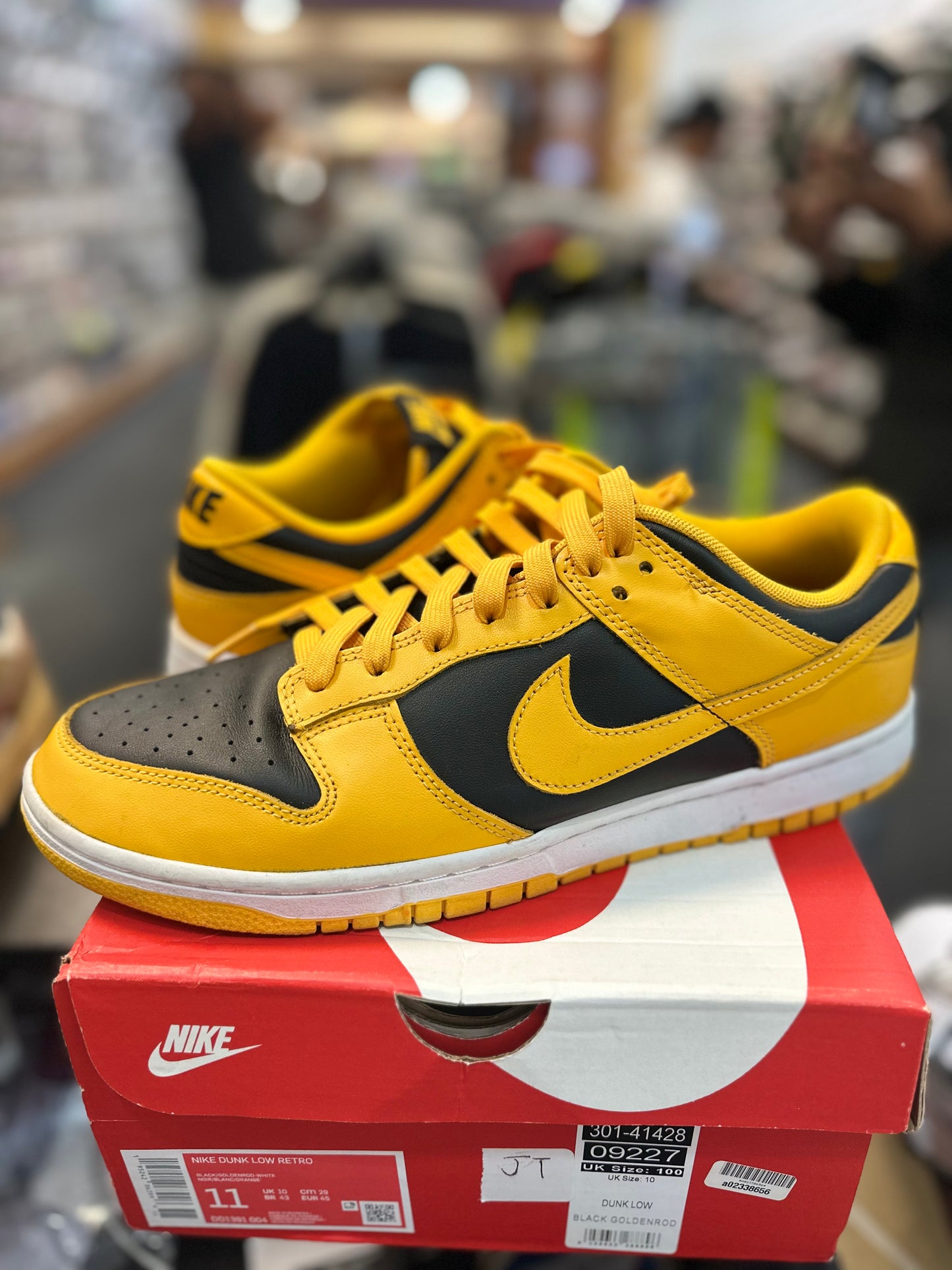 *USED* Nike Dunk Low Championship Goldenrod