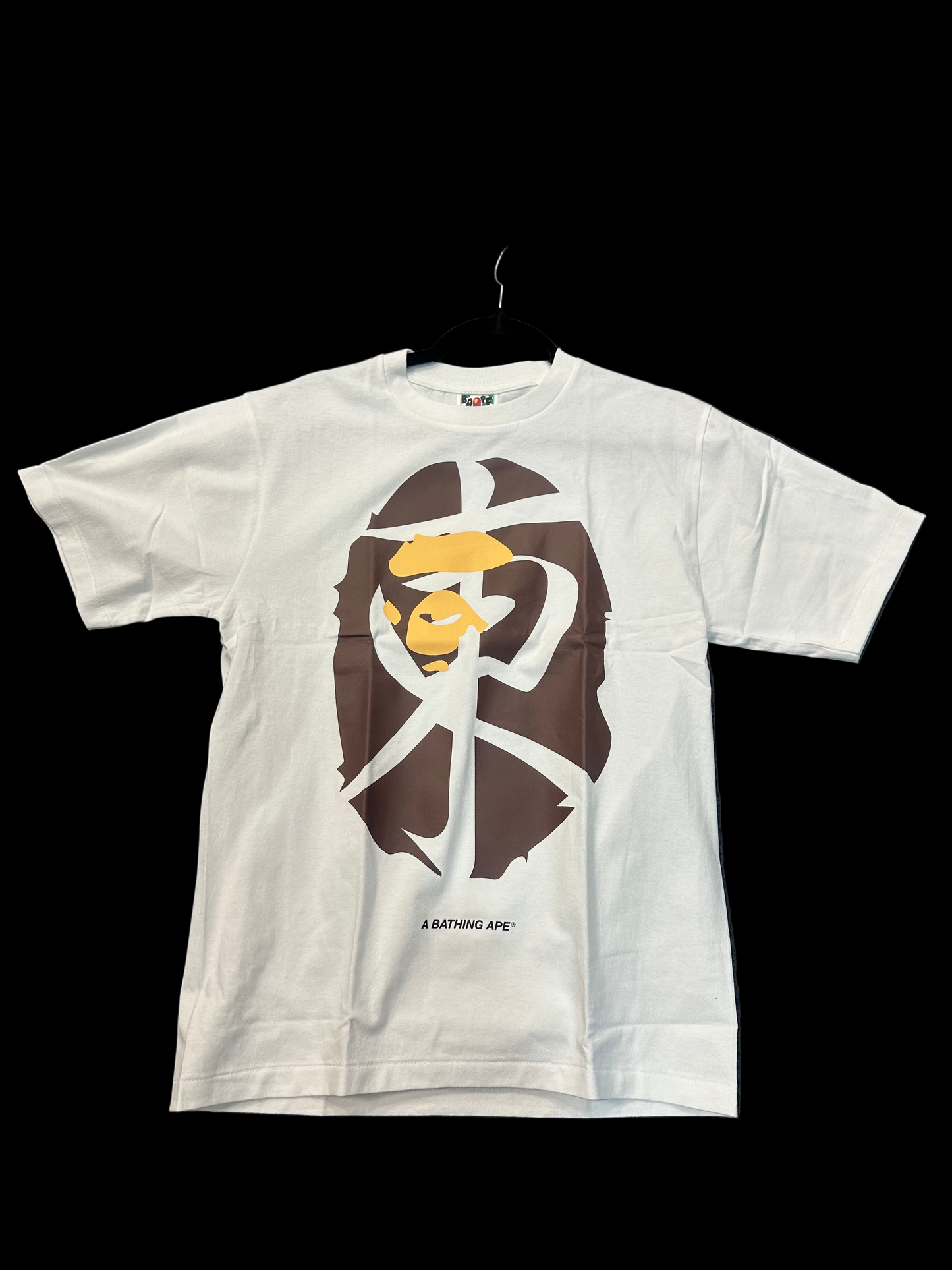 BAPE JAPANESE LETTERING TEE WHITE