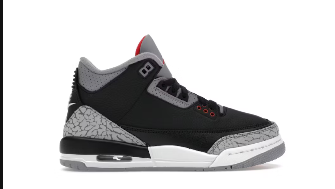 Jordan 3 Retro Black Cement (2024) (GS)