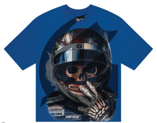 Godspeed Race Car Helmet Tee