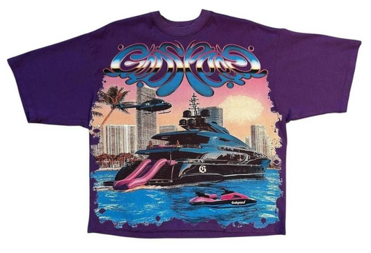 Godspeed Miami Exclusive Yacht T-Shirt Purple