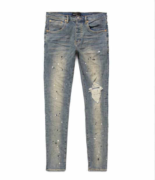 Purple Mid Indigo Destroy Paint
