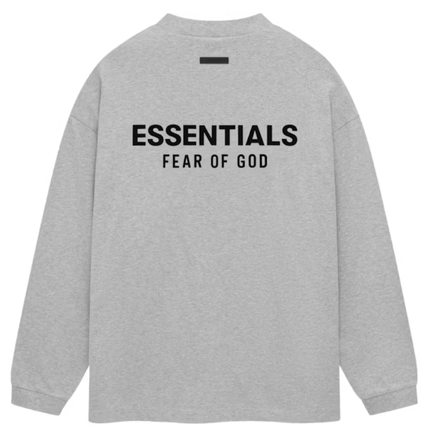 Fear of God Essentials Long Sleeve T-Shirt Light Heather Gray