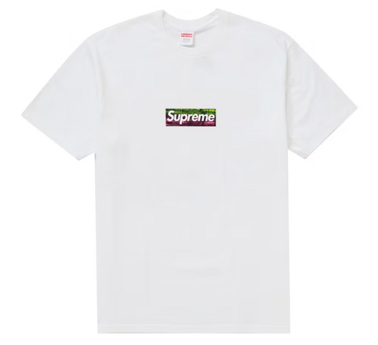 Supreme Los Angeles Fire Relief Box Logo Tee White