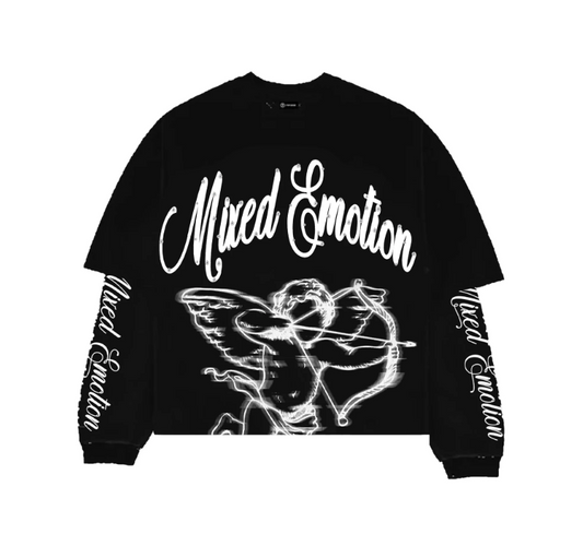 Mixed Emotion Black “Blur” Thermal Long Sleeve