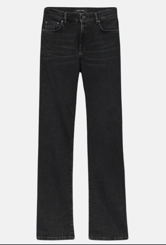 PURPLE JEANS BLACK SLIM STRAIGHT