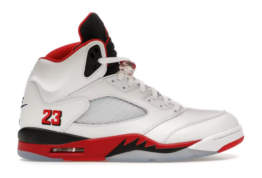 Jordan 5 Retro Fire Red Black Tongue (2025)