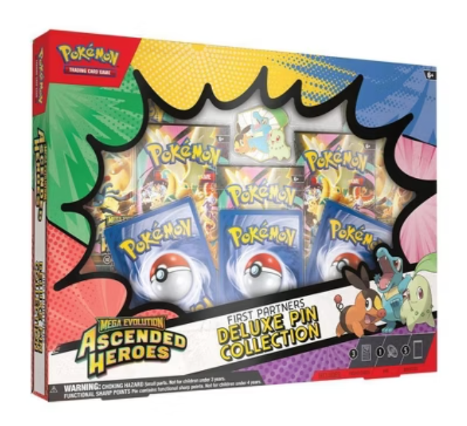 2026 Pokémon Mega Evolution Ascended Heroes Deluxe Pin Collection Box