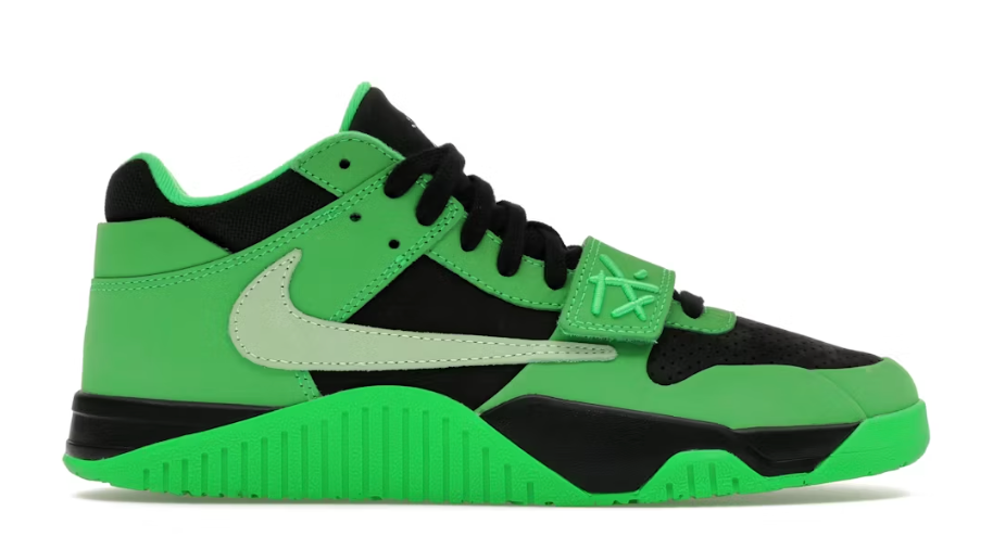 Jordan CJ1 T-Rexx Travis Scott Green Spark