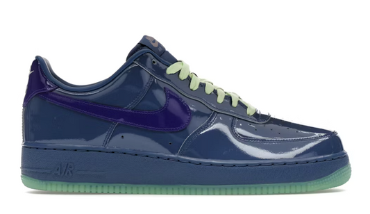 Nike Air Force 1 Low Patent Leather Mystic Navy Grape Ice