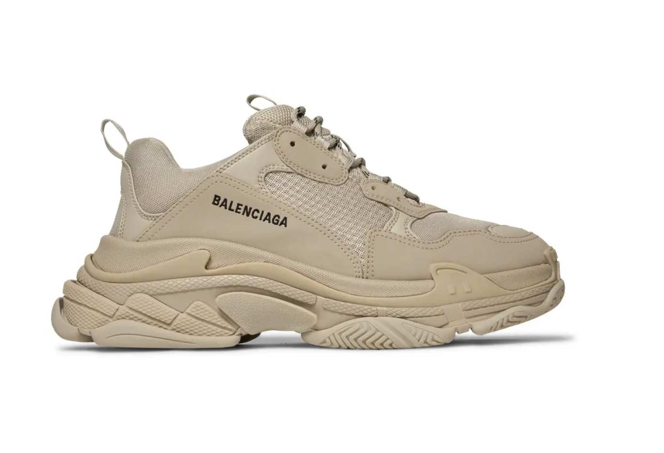 BALENCIAGA TRIPLE S TAUPE BROWN