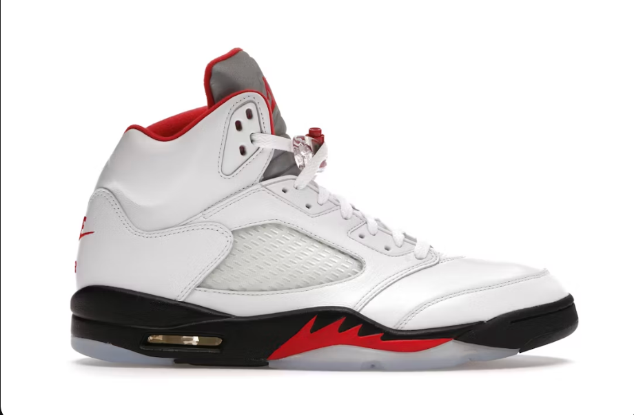 Jordan 5 Retro Fire Red Silver Tongue (2020)