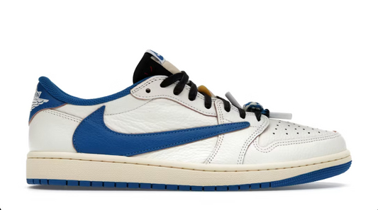 Jordan 1 Retro Low OG SP Fragment x Travis Scott Sail Military Blue