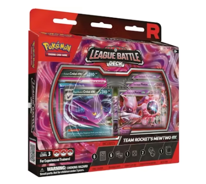 Pokemon Team Rocket Mewtwo ex League Battle Deck Box