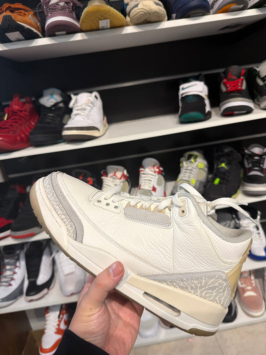 *USED*  Jordan 3 Retro Ivory Craft