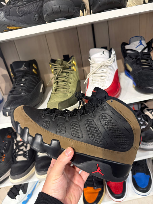 *USED*  Jordan 9 Retro Olive